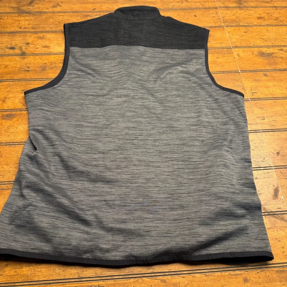 Callaway Weather Series Mens XL Gray Space‎ Dye Quarter Zip Golf Vest Sleeveless